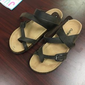 Out woods Ankle Wrap Sandals